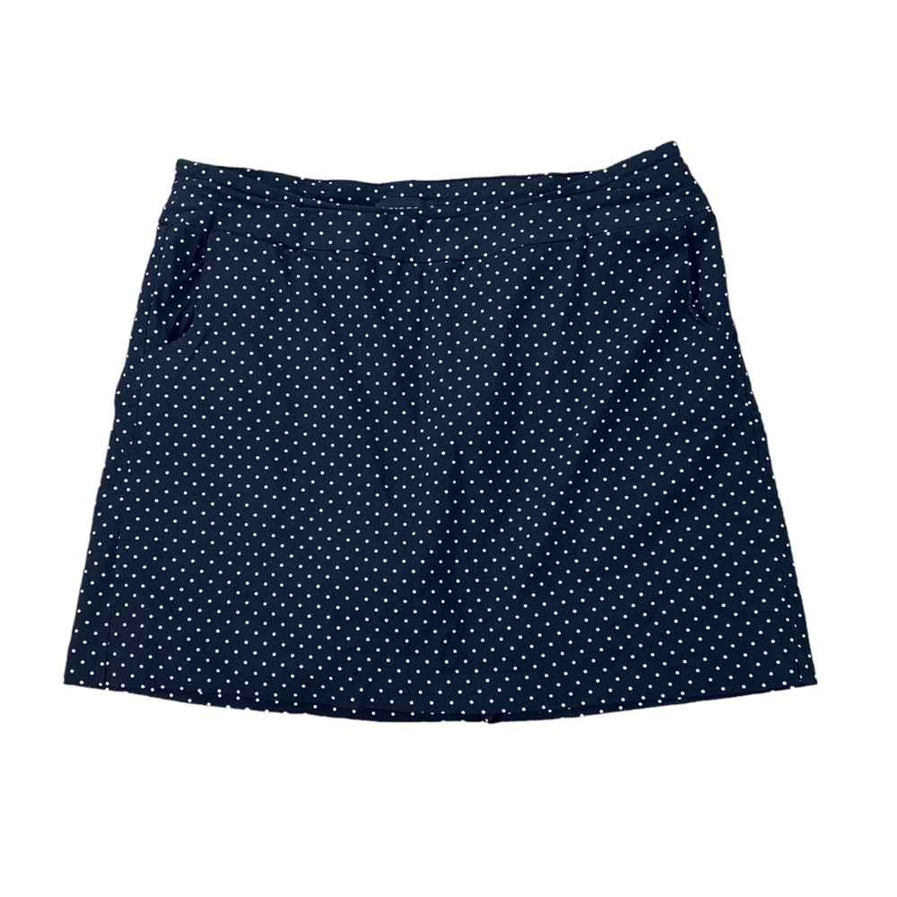 Woman’s  Sharagano black and white polkadot skort size 18W